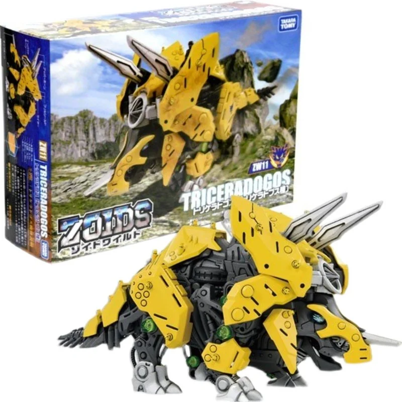 

Original TAKARA TOMY ZOIDS WILD ZW11 Assault Triceratops Action Figure Assembly Model Toy Boy Birthday Gift