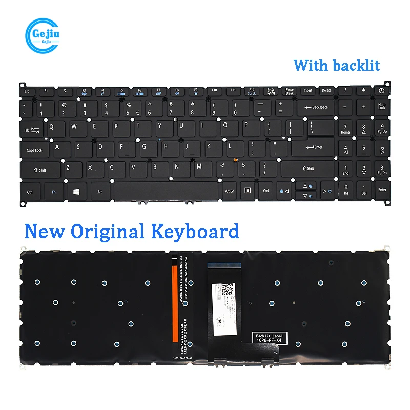 

New Original Laptop Keyboard For ACER Swift3 SF315-51G A515-52G N17P4 N19P4 N19C1 A715 N17P6