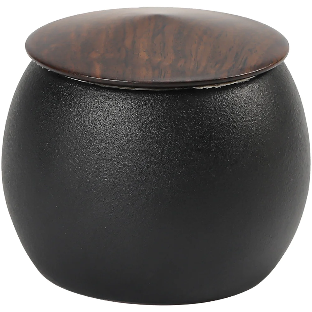 

Tea Storage Jar Ceramic Canister Coffee Container Loose Tank Sugar Jarscontainers Pot Candyorganizerfood Flourspices Lid