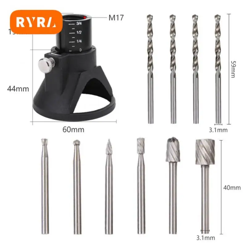 

Dremel Rotary Tool Woodworking Locator Rotary Tool Drill Bits Set Rotating Engraving Carbide Drill Bits Set
