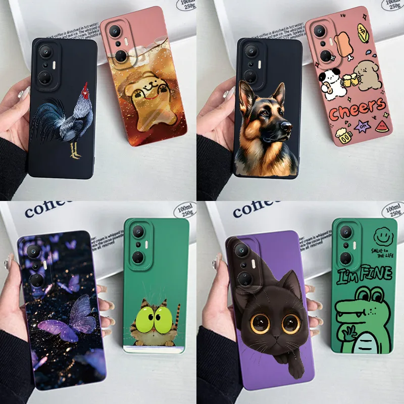Для Infinix Hot 20S / 20i Корпус X665C X6827 Мягкий силиконовый чехол для телефона с милой