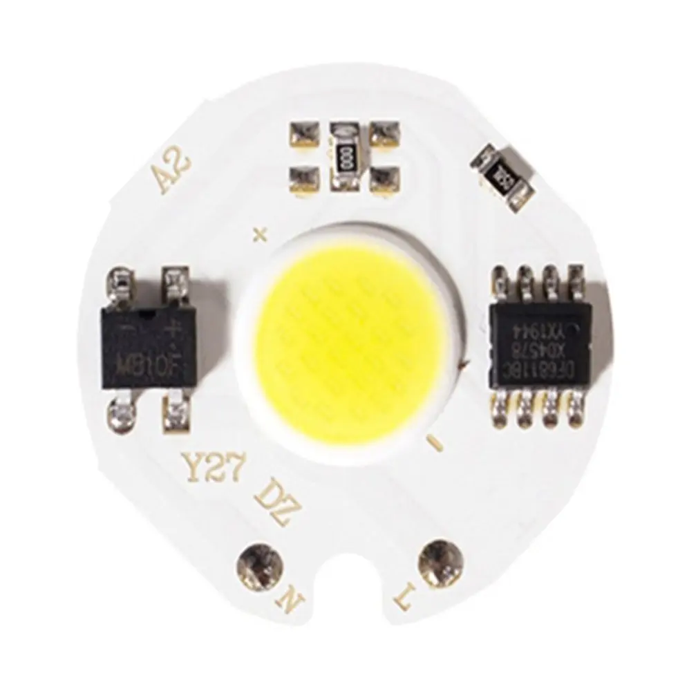 

COB светодиодный чип 220 В Smart IC без драйвера Высокая мощность 3 Вт 5 Вт 7 Вт 10 Вт светодиодный ная лампа для прожектора точесветильник