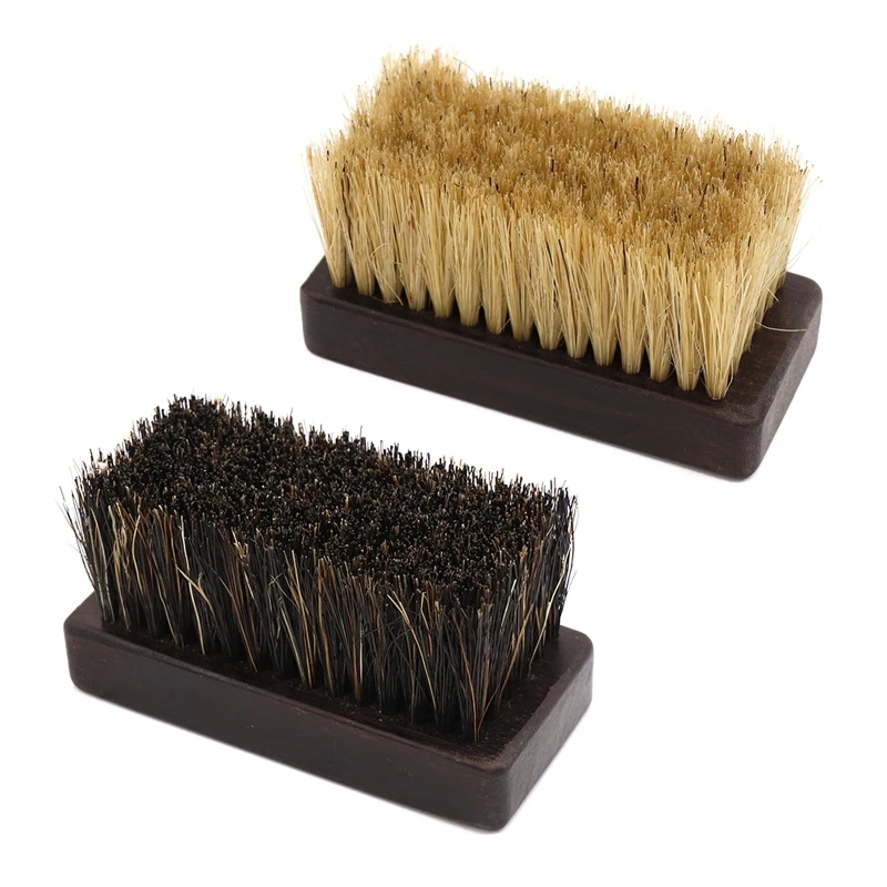 

Boar Bristle Beard Brush Hand Scrubbing Brush Square Brush for Walnut Jade