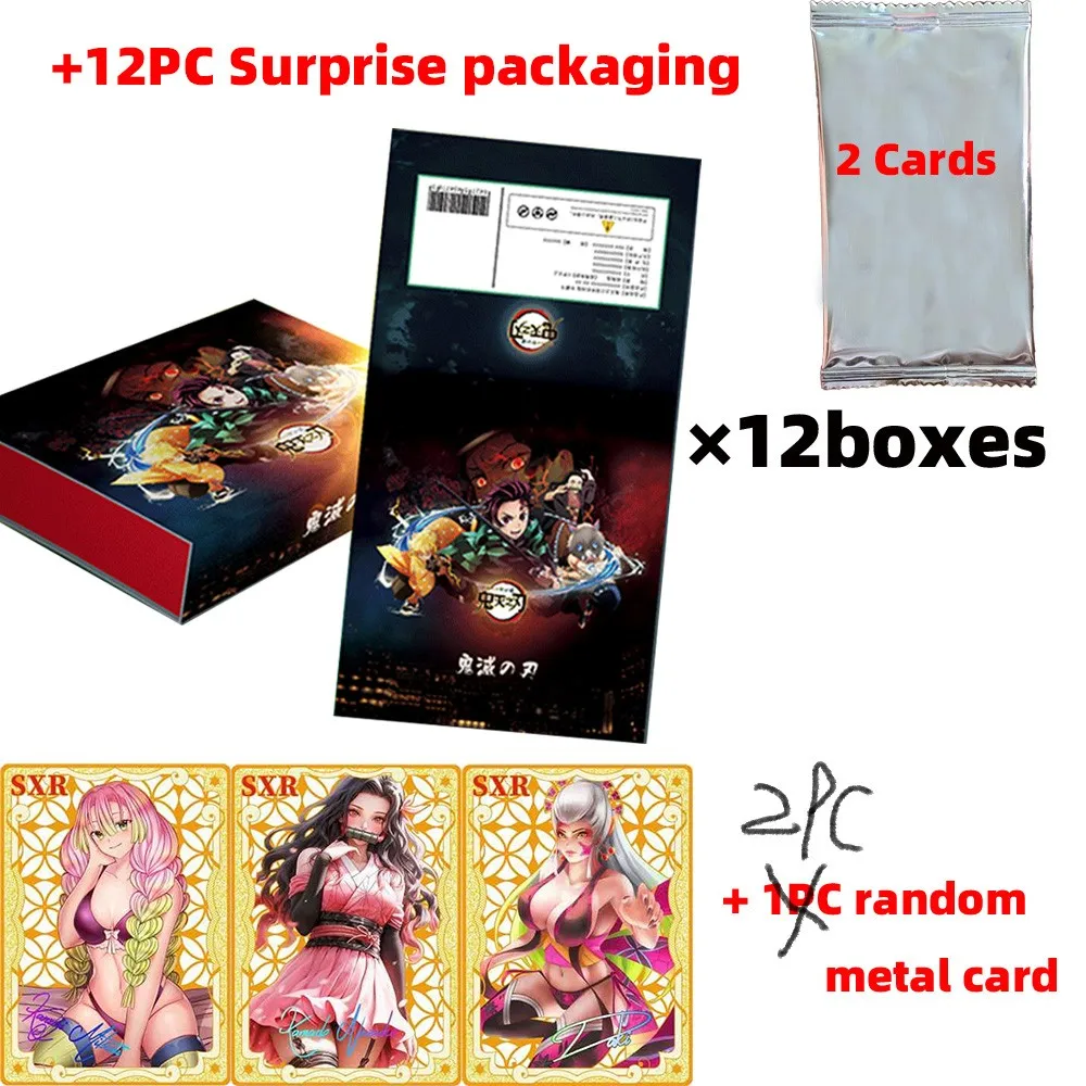 

Wholesales Demon Slayer Cards Hobby PR SSP Collection Tcg Playing Game Rare Card Kimetsu No Yaiba Figures For Children Gift Toys
