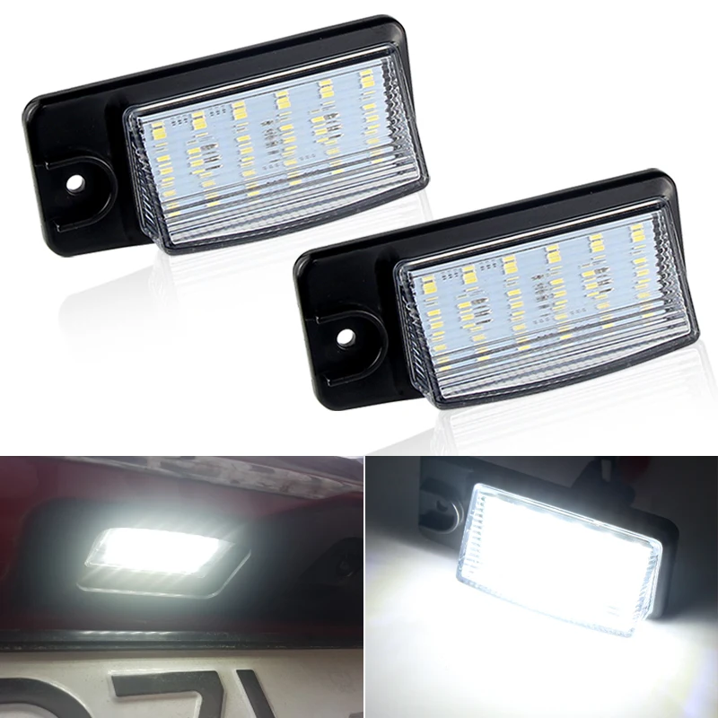 

2pcs Car LED License Number Plate Light For Infiniti EX25 EX35 EX37 QX50 FX35 FX37 FX50 QX70 for Nissan X-Trail(T32) J11 Murano