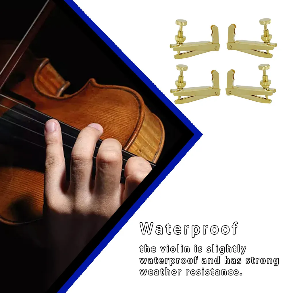 

4pcs Fine Tuning Adjuster Lightweight Rustproof Spinner Adjusters Strings Hooks Musical Instrument Accessories Fine Workmanship