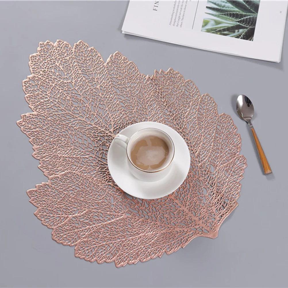 

4PCS Placemat Anti-slip Table Mat Dish Mat Tableware Mat for Kitchen Office Home