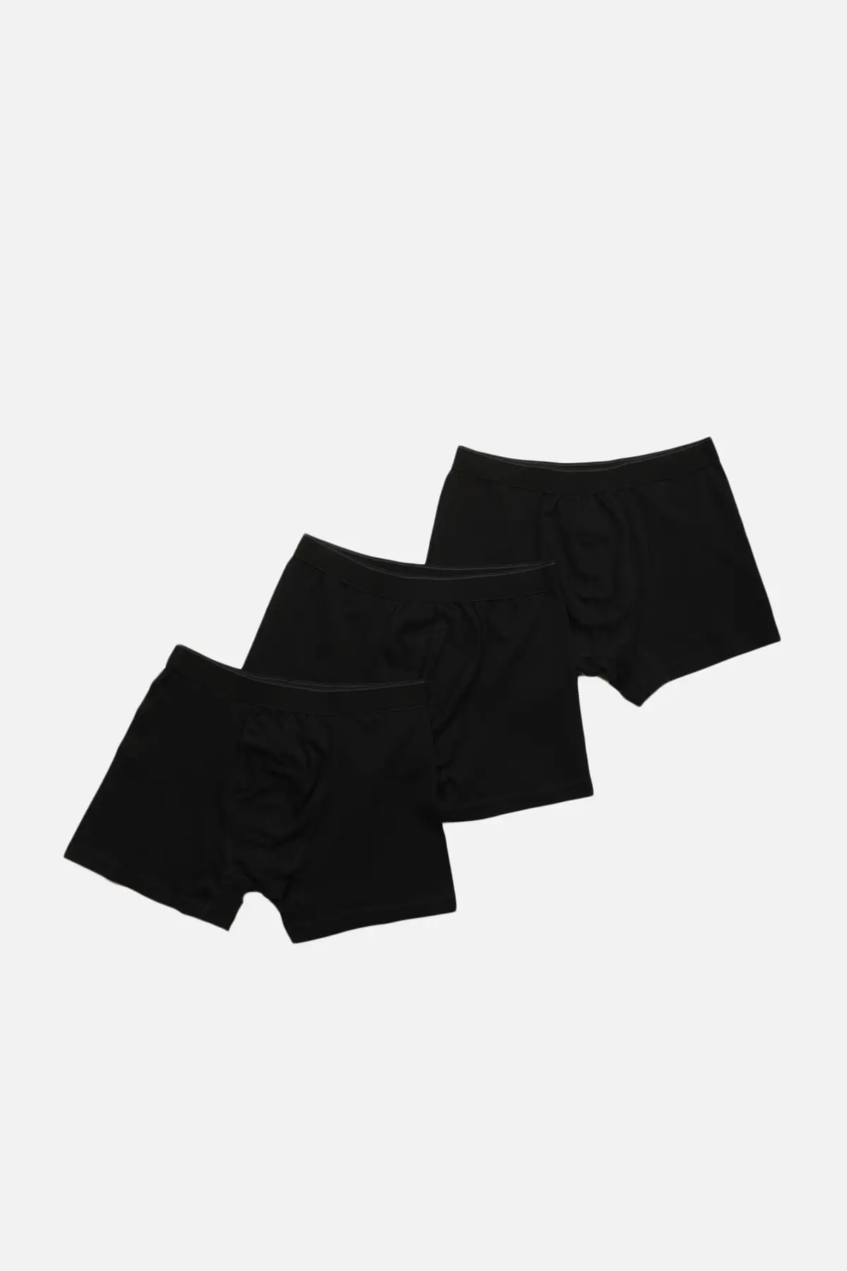 

Black men's 3-Pack Flat Boxer TMNAW20BX0063
