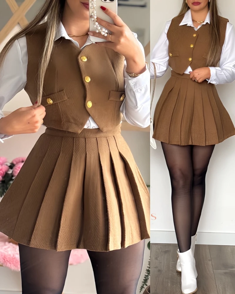 Комплект из двух предметов женский наряд новинка 2025 весенний темпераментный