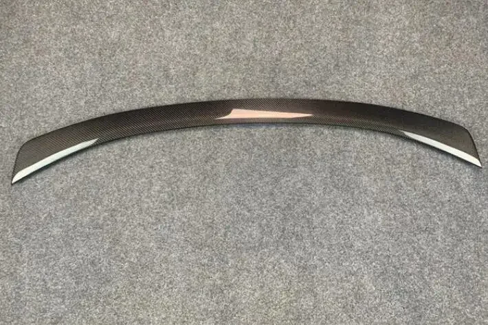 Новинка! Настоящее углеродное волокно Автомобильный задний крыло багажник губа