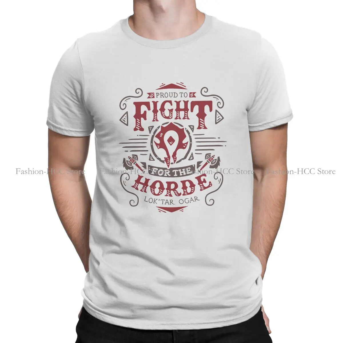 

Fight for the Horde Special Polyester TShirt Comfortable Creative Gift Clothes T Shirt Stuff