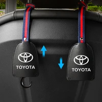 12pcs car seat headrest hook seatback organizer hanger storage holder bag clip accessories for toyota camry 40trd corolla rav4