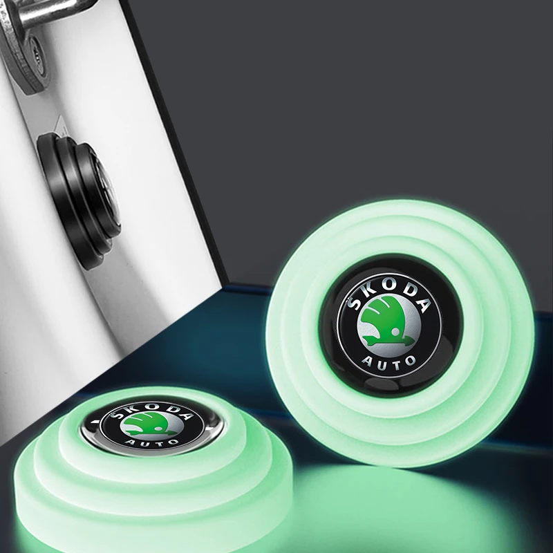 

Car Door Shock-absorbing Stickers Soundproof Buffer Gasket For Skoda Octavia Rapid Kodiaq Karoq Superb Fabia Kamiq Accessories
