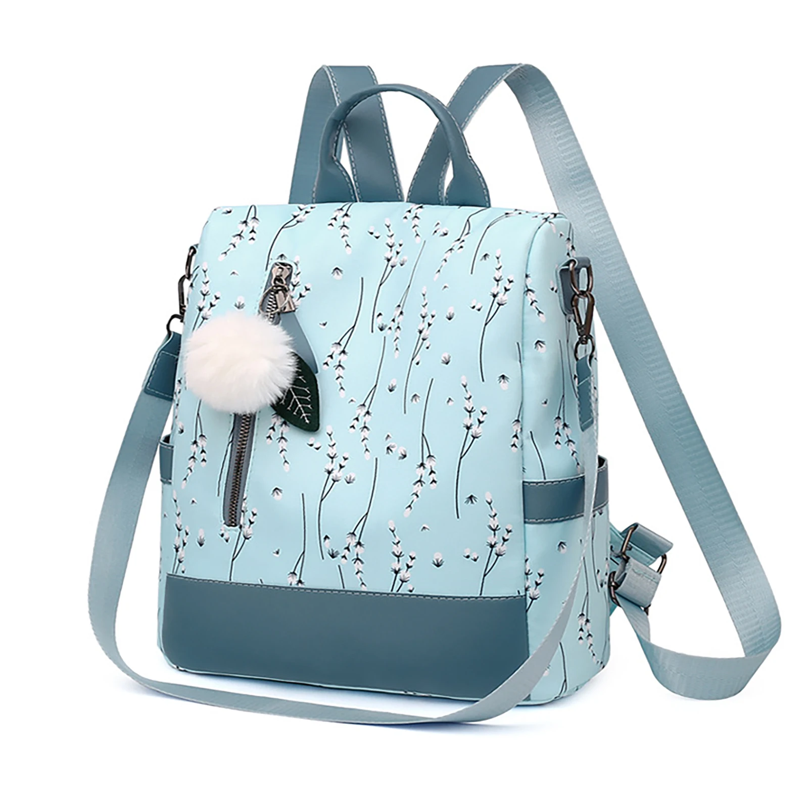 

Waterproof Oxford Women Backpack Fashion Casual Embroidery Bag Designer Female Large Capacity Travel Handbag Shopping Knaps