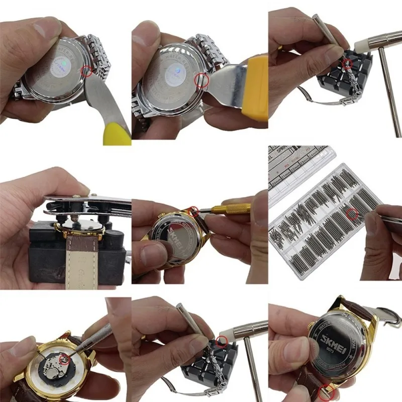Watch Repair Kit Watch Repair and Disassembly 147-Piece Watch Disassembly Set