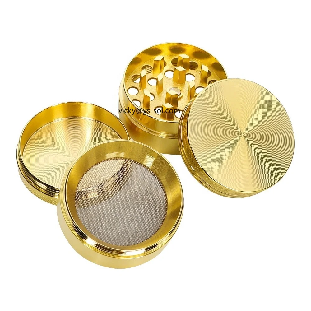

YUESHEN custom cnc machining zinc alloy herb grinder spices grinder