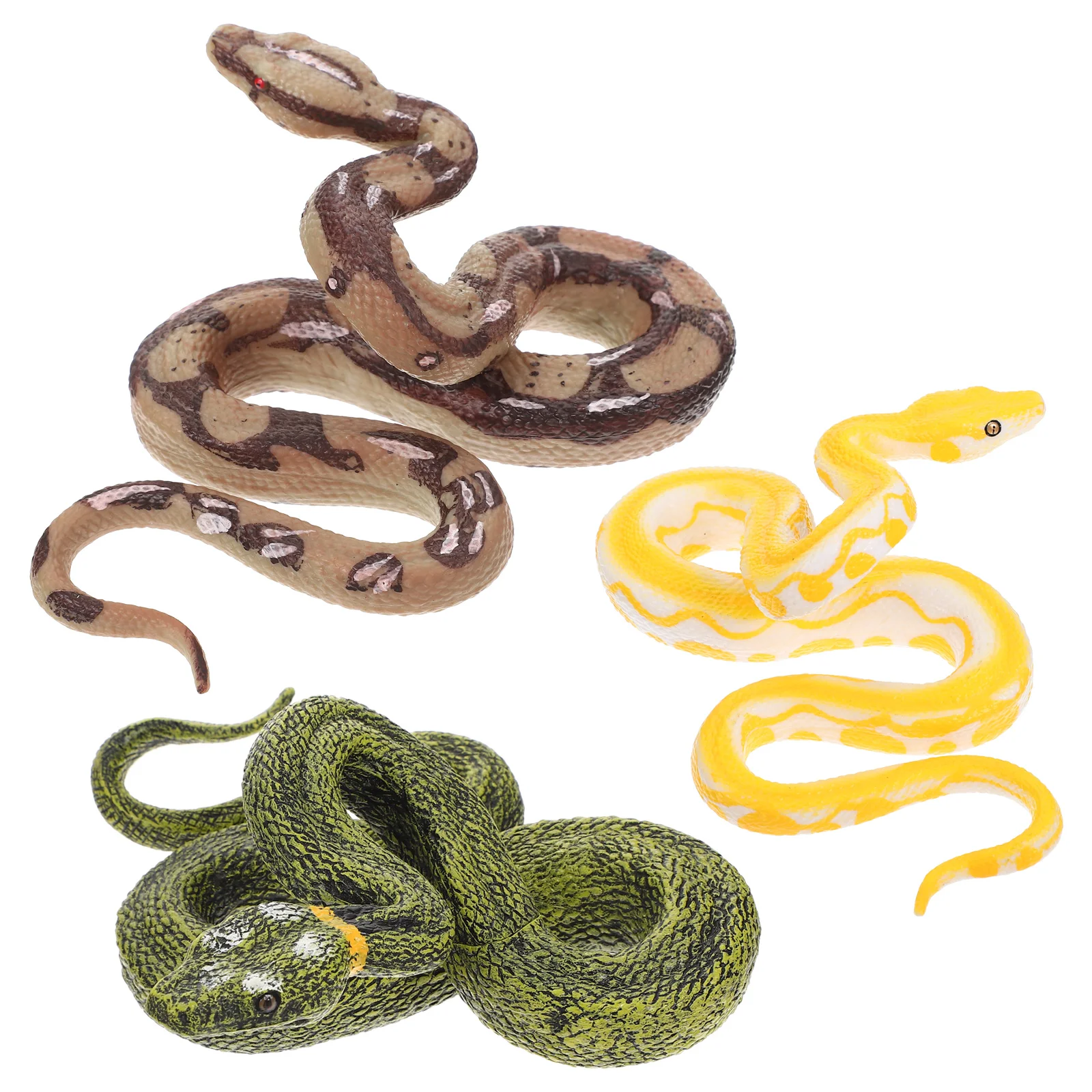

Snake Snakes Fake Toy Rubber Realistic Prank Halloween Trickytoys Pranks Prop Props Birds Scarymodel Adults Keepreal Rattlesnake