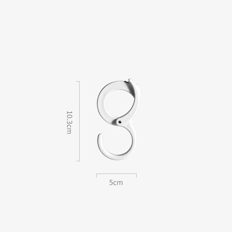 10 шт. ветрозащитные крючки S-образной формы многоцелевой крючок для шкафа бытовой