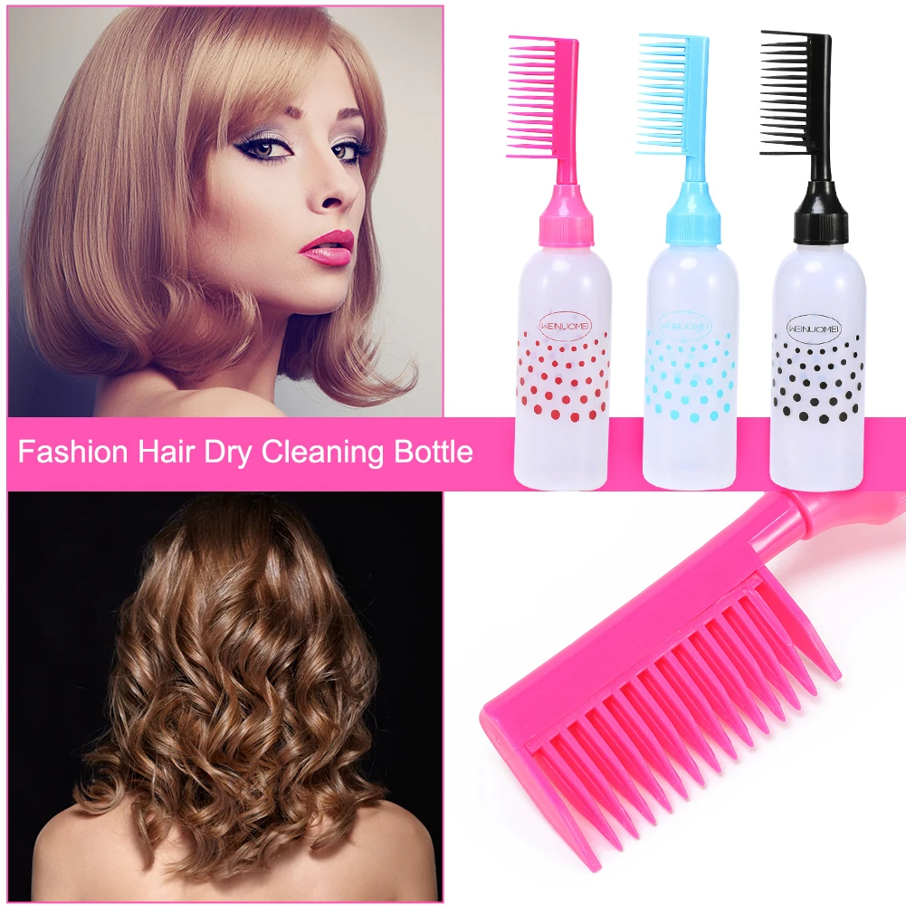 

Практичная бутылка-аппликатор, портативная пустая бутылка для окрашивания волос, многоразовый дозатор для краски для волос, домашние приспособления для парикмахеров