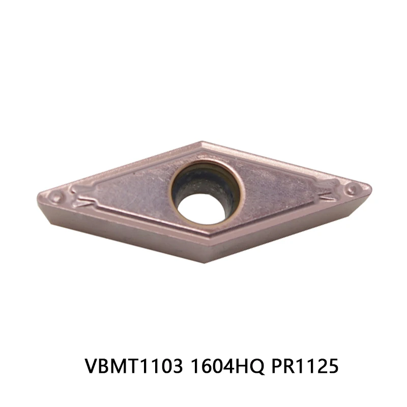 

Original VBMT160404HQ VBMT160408HQ VBMT110304HQ VBMT110308HQ PR1125 Carbide Inserts for Stainless Steel VBMT110304 VBMT160404