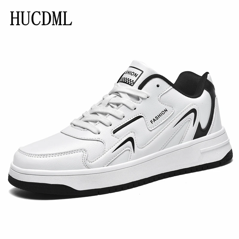 

2022 New Microfiber Leather Men Casual Shoes Unisex Rubber Walking Casual Sneakers Unisex Men Women Couple Shoes White