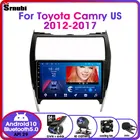 Автомобильный мультимедийный плеер 2 Din, Android10.0, для Toyota Camry 2012-2017, GPS-навигация, версия для США, RDS DSP, 4G, Wi-Fi, MP5, DVD