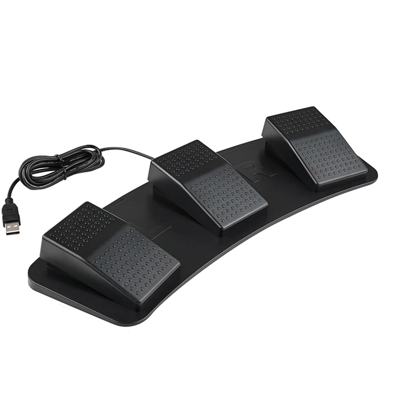 

USB Triple Foot Switcher Controller Key Customized Keyboard Gaming Multimedia Action Pedal For Computer Easy To Use
