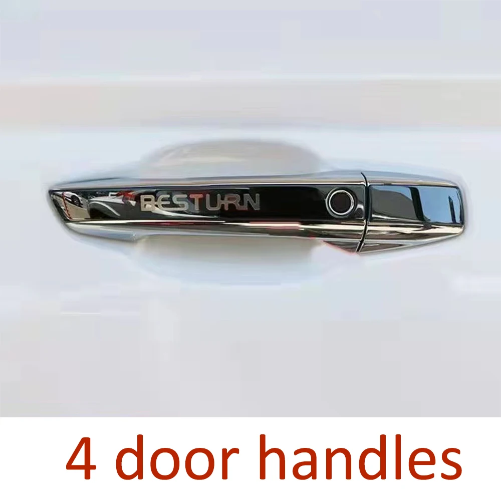 

Хромированная крышка дверной ручки автомобиля для FAW Bestune T77 Lada X-Cross 5 2018 ~ 2023 2019 2020 2021 2022 Key, отделка из углеродного волокна, крышка-наклейка, аксессуары