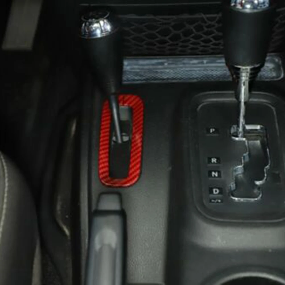 

Replacement Gear Shift Cover Trim Car Accessories For Jeep Wrangler JK 11-17 Four Wheel Drive High-quality ABS