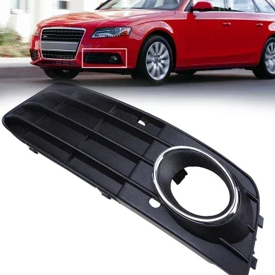 

Передний бампер автомобиля, крышка противотуманной фары, рамка для Audi A4 B8 2007 2008-2011, предварительная фара 2016-2018, решетка противотуманной фары 8K0807681 8K0807682