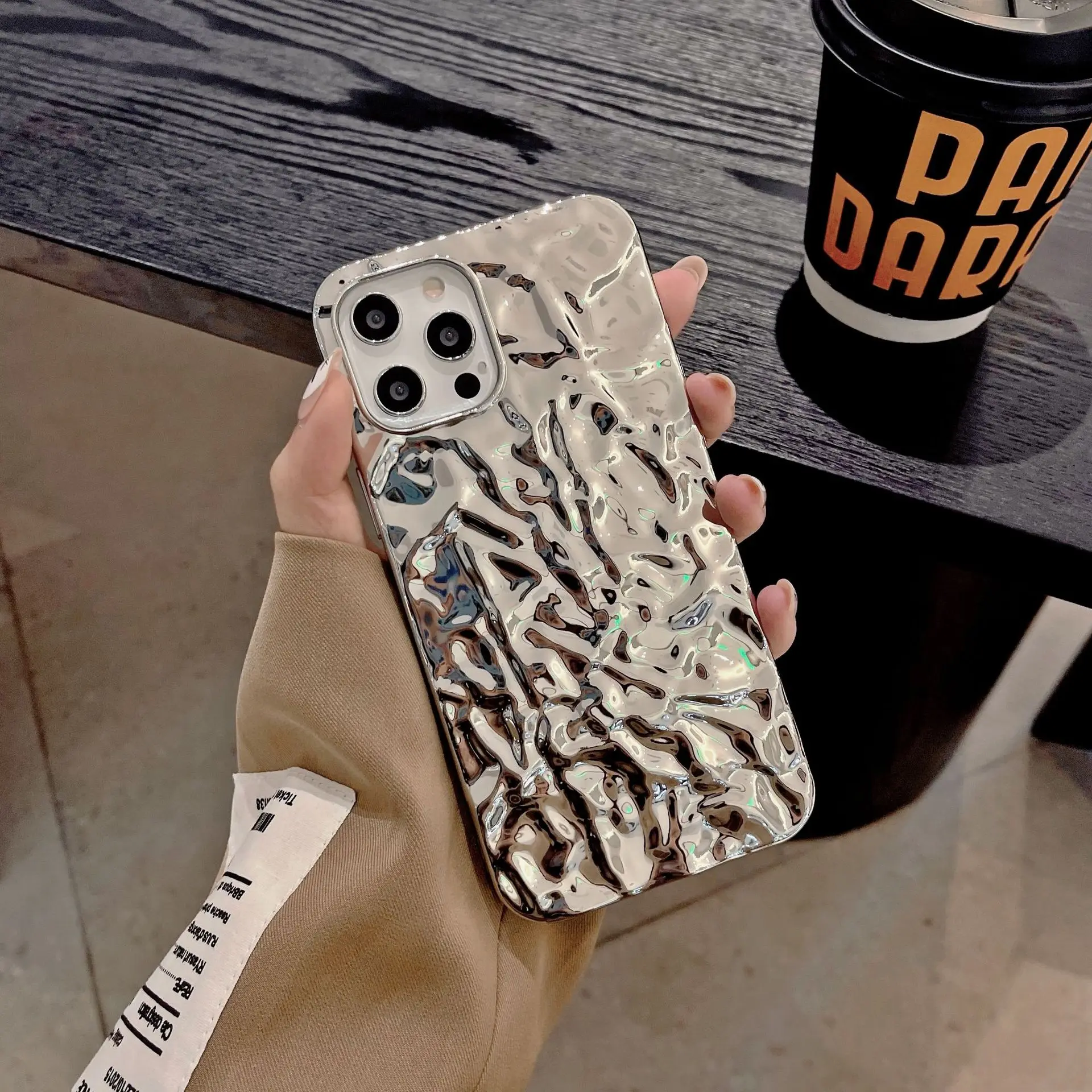 

Трехмерная Оловянная фольга с гальваническим покрытием для iphone 13Pro