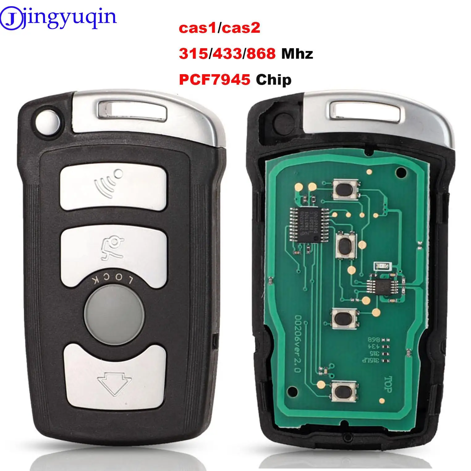 jingyuqin Full Remote Car Key 7945 chip For BMW 7 Series 730/740 (E65 / E66) CAS1 / CAS2 Anti-theft System 315/433/868