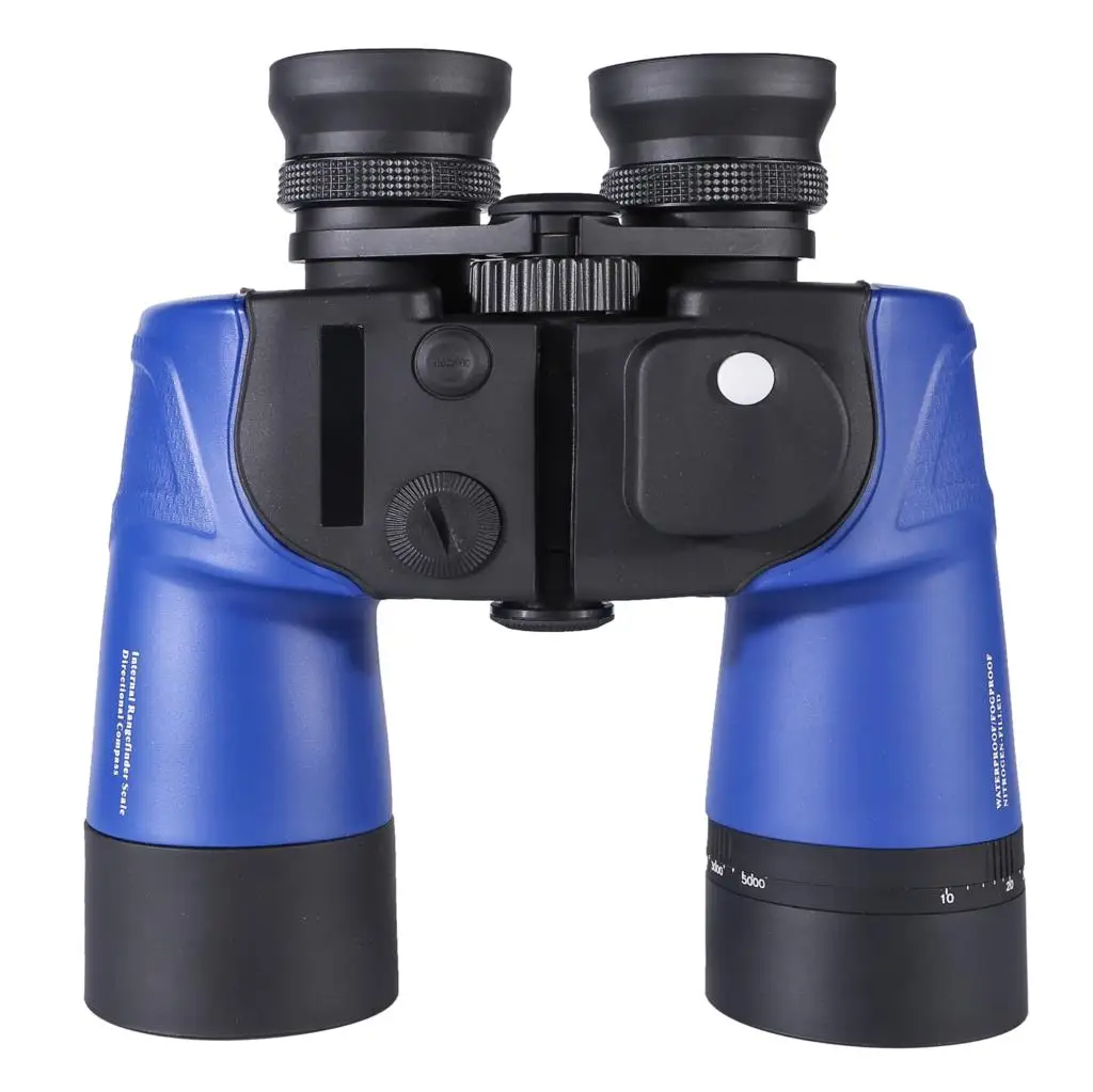 

LUXUN 7x50 Waterproof Fogproof Binoculars With Internal Rangefinder & Compass for Navigation,Boating,Fishing