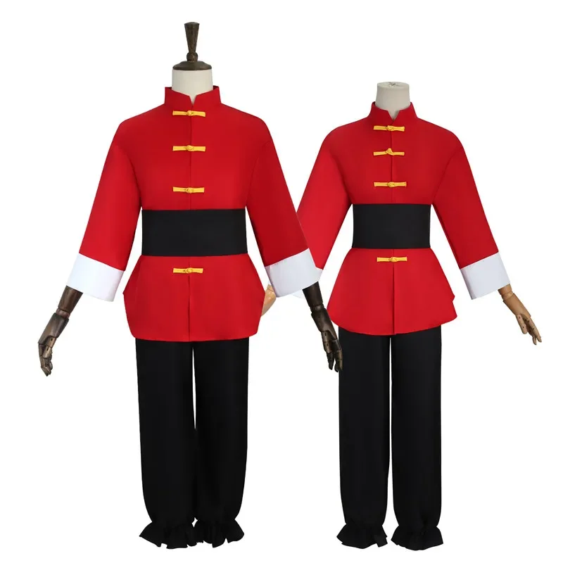 Аниме Ranma 1/2 Tendou Akane Косплей Костюм Мужчины Женщины Униформа в китайском стиле для