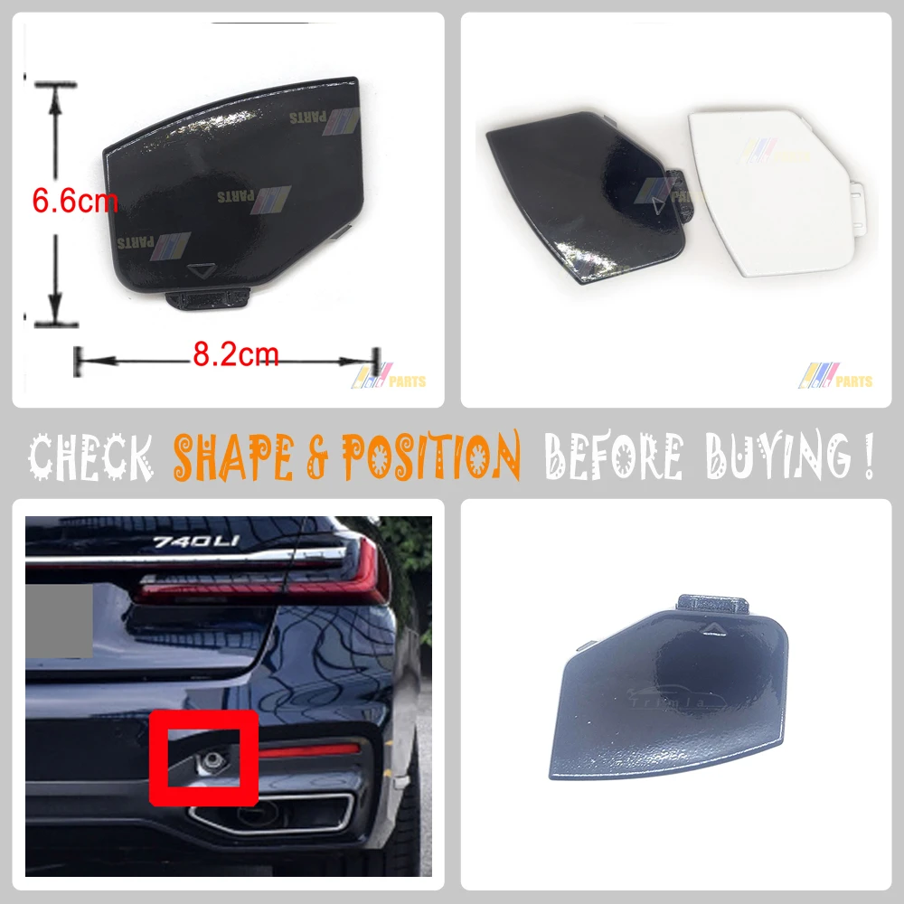 

19-22 для BMW7 G11 G12 LCI M SPORT 730dX 740iX 740eX 750LdX 750iX задняя буксировочная крышка 51128082247