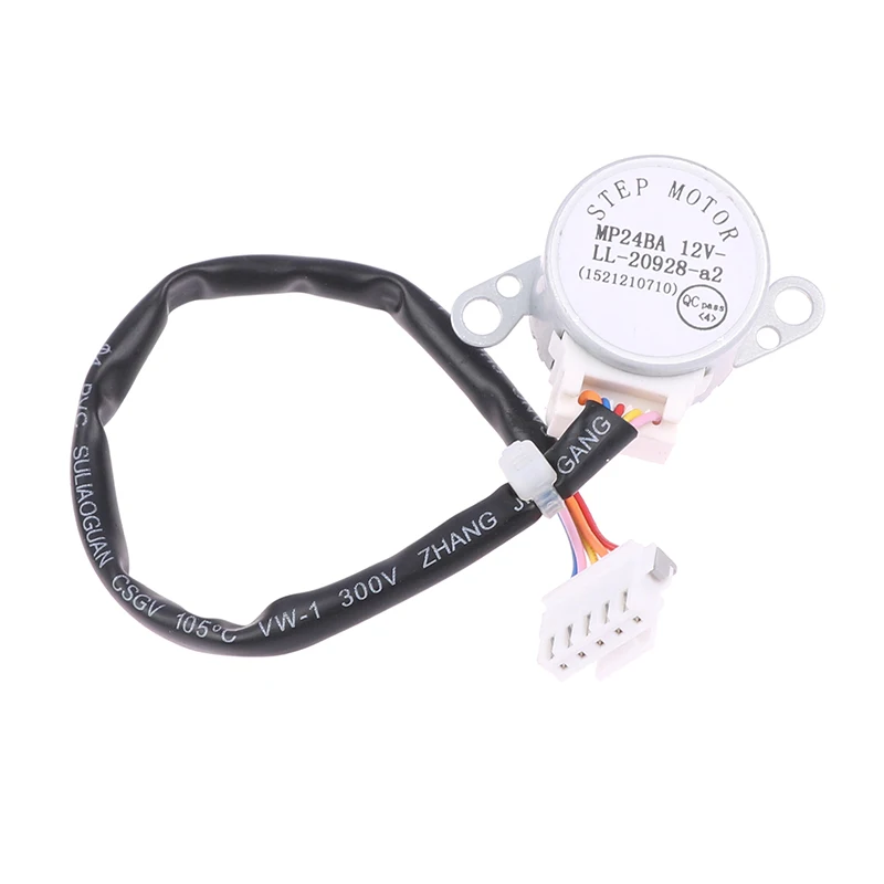 

4-фазный 5-проводной двигатель постоянного тока 12 В, Шестеренчатый редуктор для Gree, направляющая для кондиционирования воздуха, электродвиг...