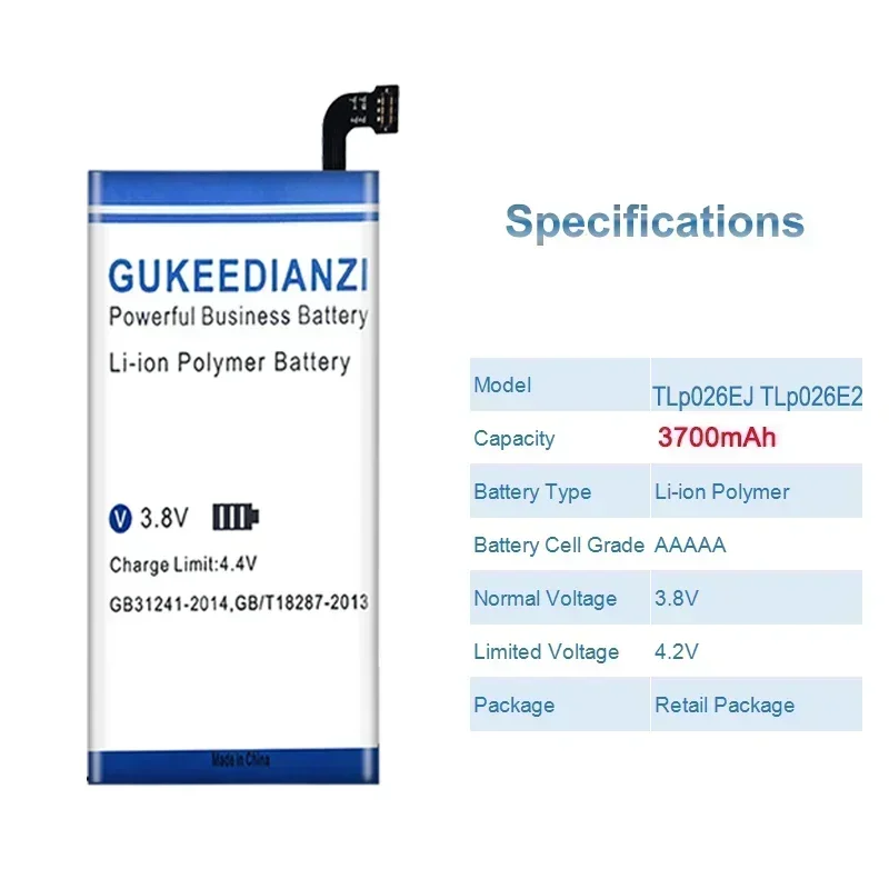 3700 мАч TLp026EJ TLp026E2 Аккумулятор для мобильного телефона ALCATEL ONE TOUCH IDOL 4 IDOL4 6055K OT-6055 6055B