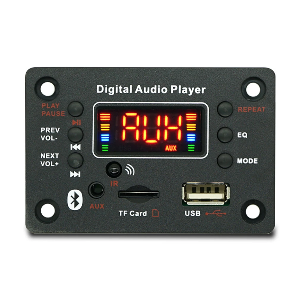 

DC7-25V Audio Decode Board Car MP3 Decoder Board Blue-tooth 5.0 FM APE FLAC Decode Board Support FM USB SD