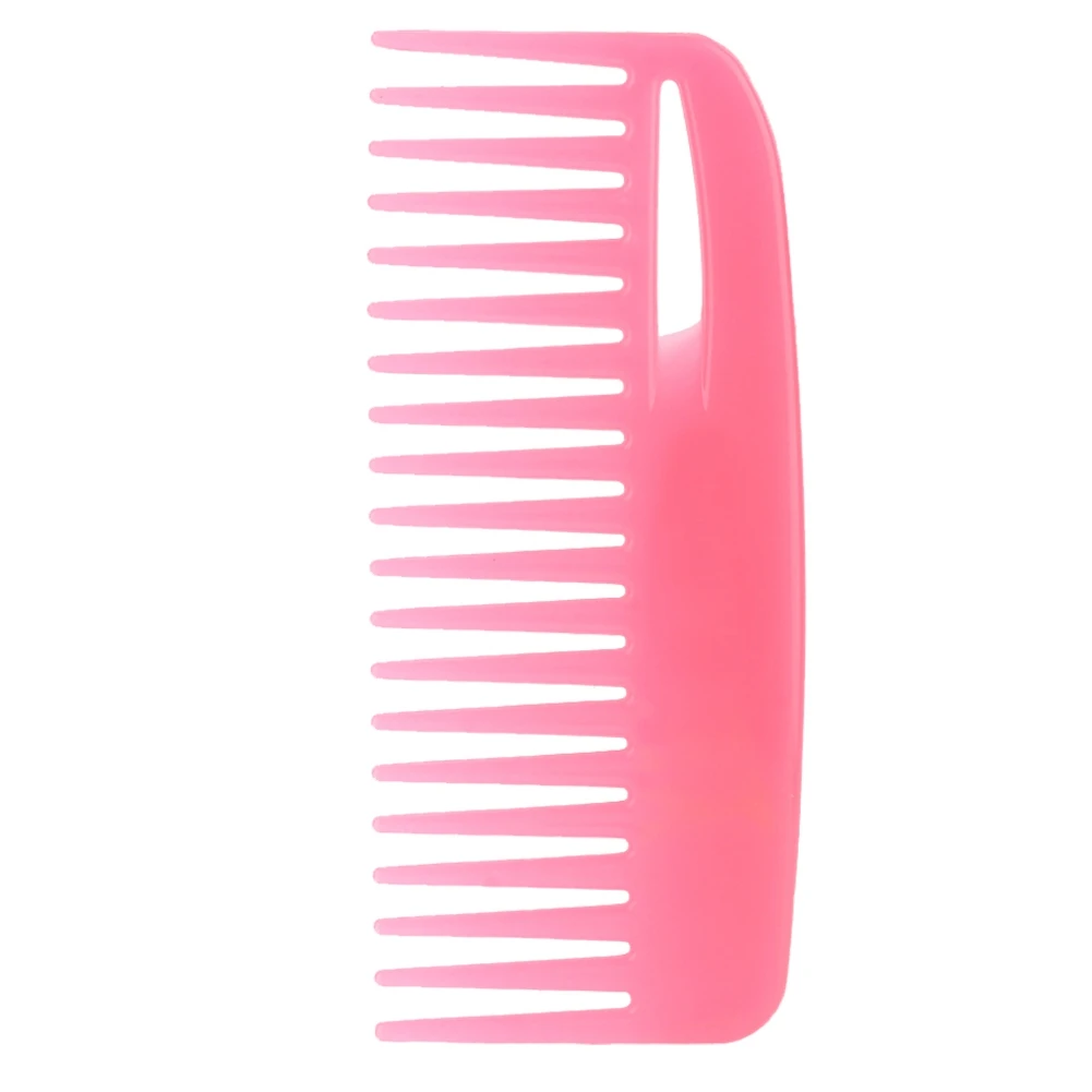 

Colorful Large Wide Tooth Hair Styling Comb Anti static Hairdressing Comb Hairstyle Tool Pink