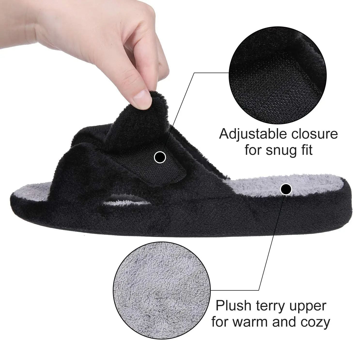 Женские меховые хлопковые тапочки gacраз модные всесезонные шлепанцы на