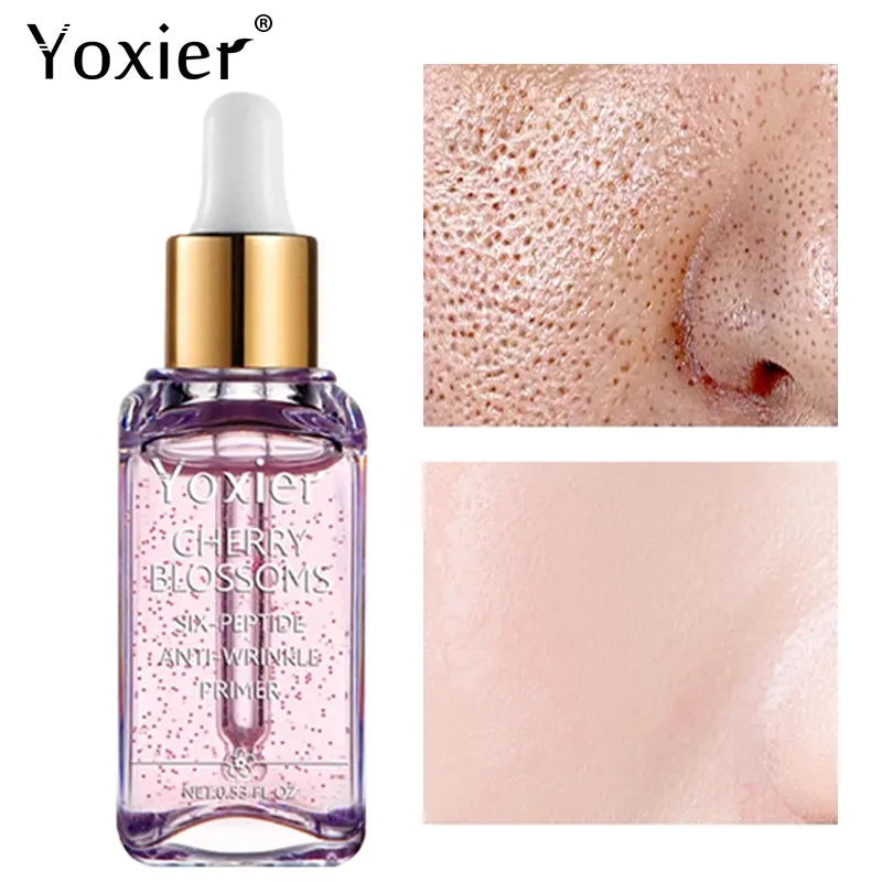 

Сыворотка для лица с вишней от морщин, средство для удаления морщин, антивозрастной макияж, Праймер, эссенция, увлажняющий, Осветляющий, ант...