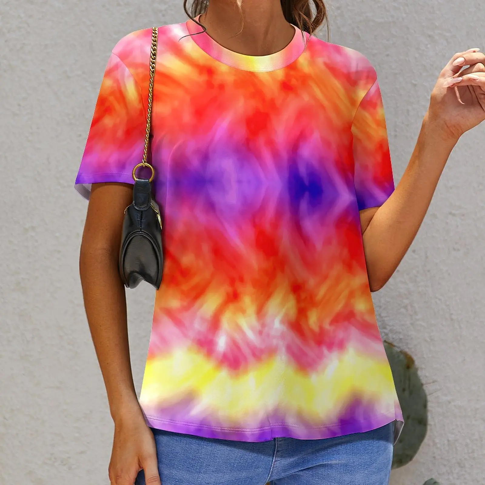 

Cute Tie Dye (23) Top Tee top Quality Home USA Size