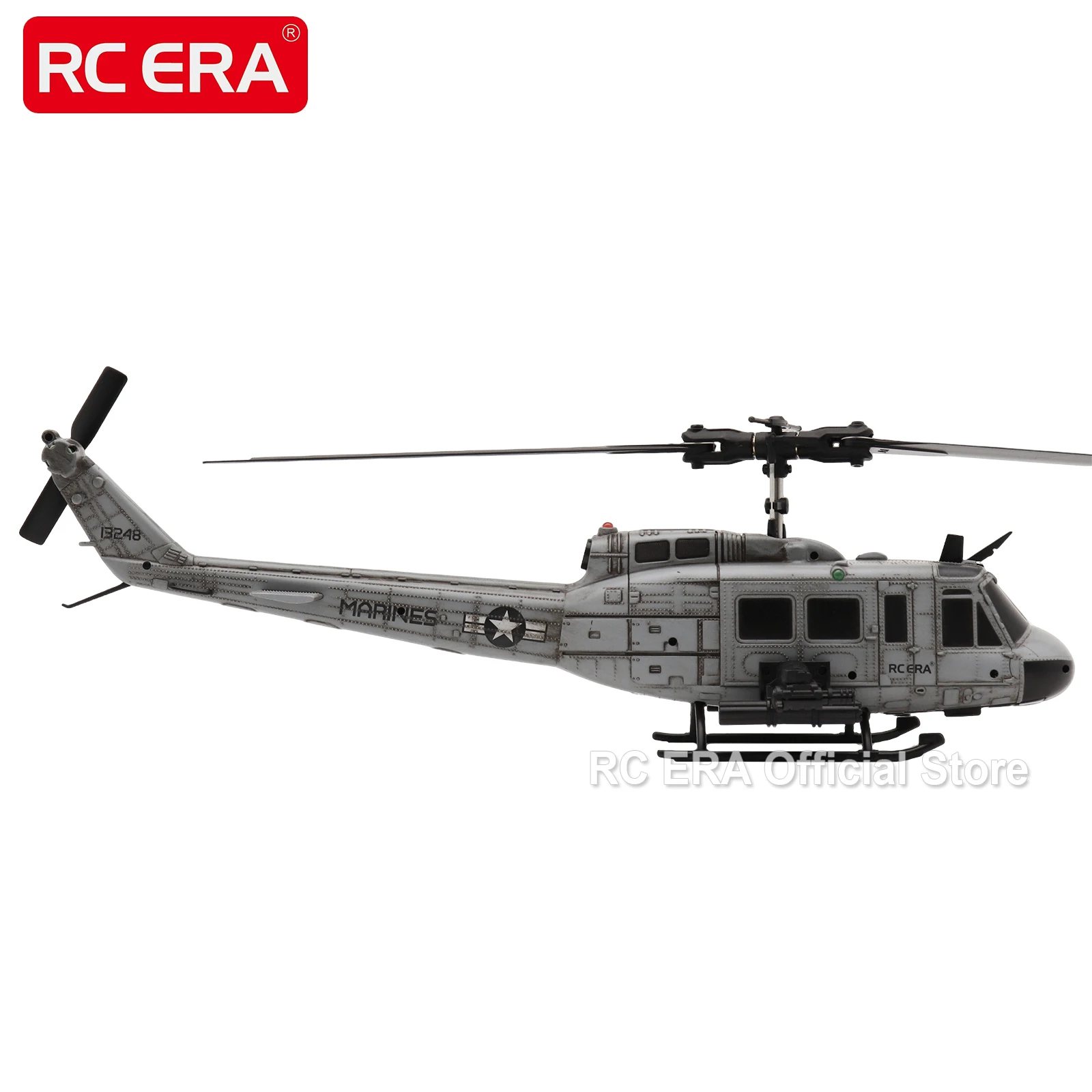 Фото RC ERA Weathered Marine C032 UH1Huey One Click перевернутый полет TOF оптический поток гироскоп стабилизированный радиоуправляемый вертолет для взрослых №4