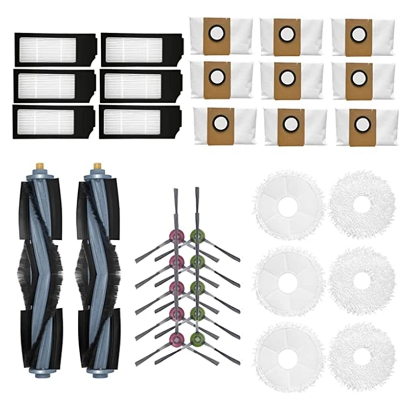 

Vacuum Accessories Filter Kit For Ecovacs X1 Omni /Turbo Dust Bag Robot Cleaner Replacement Parts