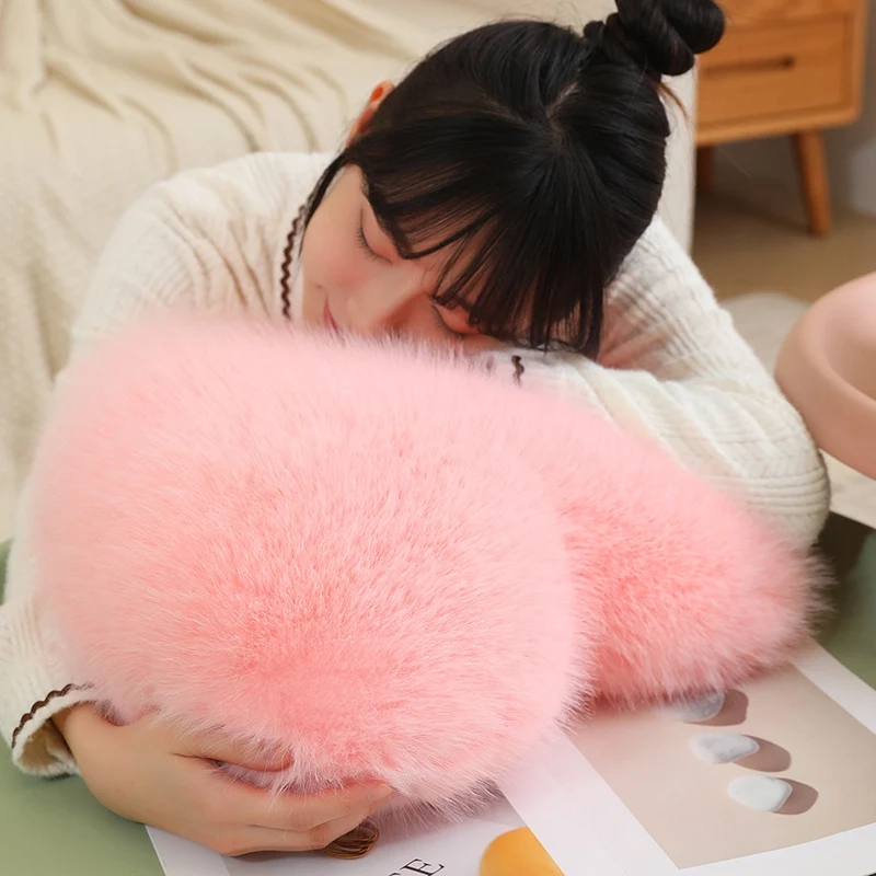 Трехцветная подушка для любви плюшевая игрушка креативный дизайн мягкая удобная