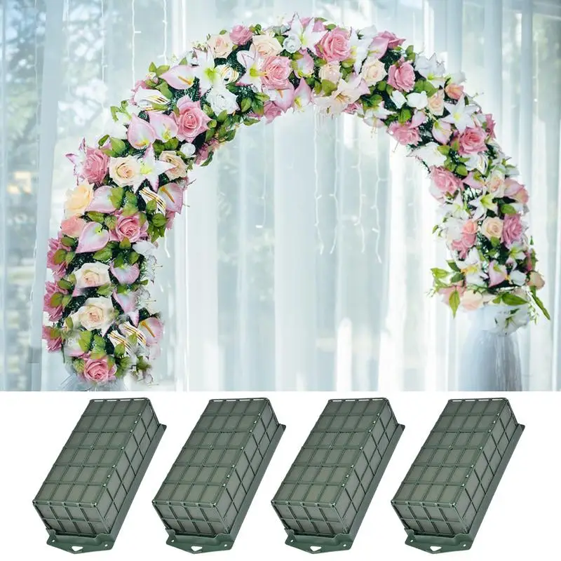

1Pc Oasis Wet Foam Blocks Floral Florist Green Foam Brick DIY Florist Flower Arrangements Mud Block Floral Foam Blocks With Cage