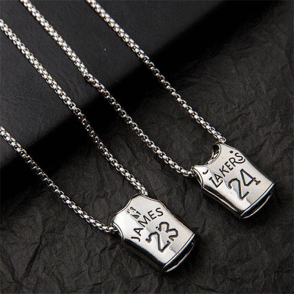 

Цепочка CKN из нержавеющей стали в форме Джерси в стиле панк для женщин, сувенир в виде баскетбольной звезды, подарок для друзей, 2022