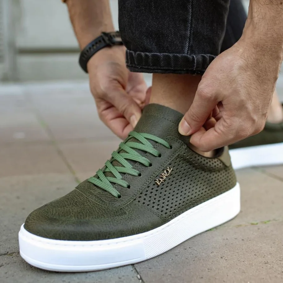 Knack for Men Daily Casual shoes 011 Khaki Style Shoes New Style Spring Summer New Collection Street Style Casual Fashion