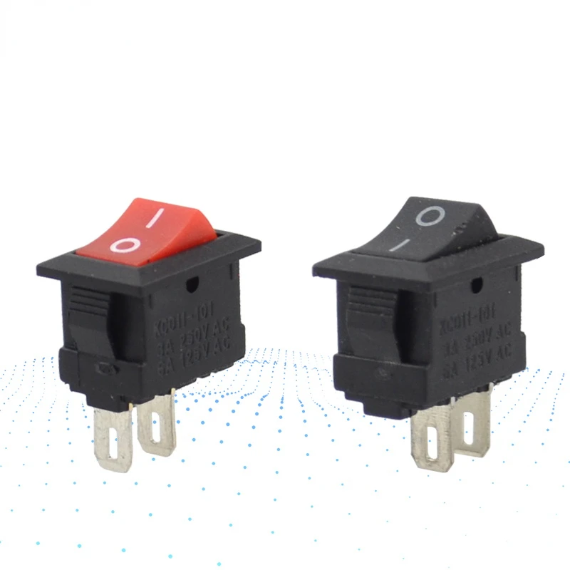 10*15 мм 2PIN ON-OFF лодочный кулисный переключатель 3A 250VAC 6A 125VAC