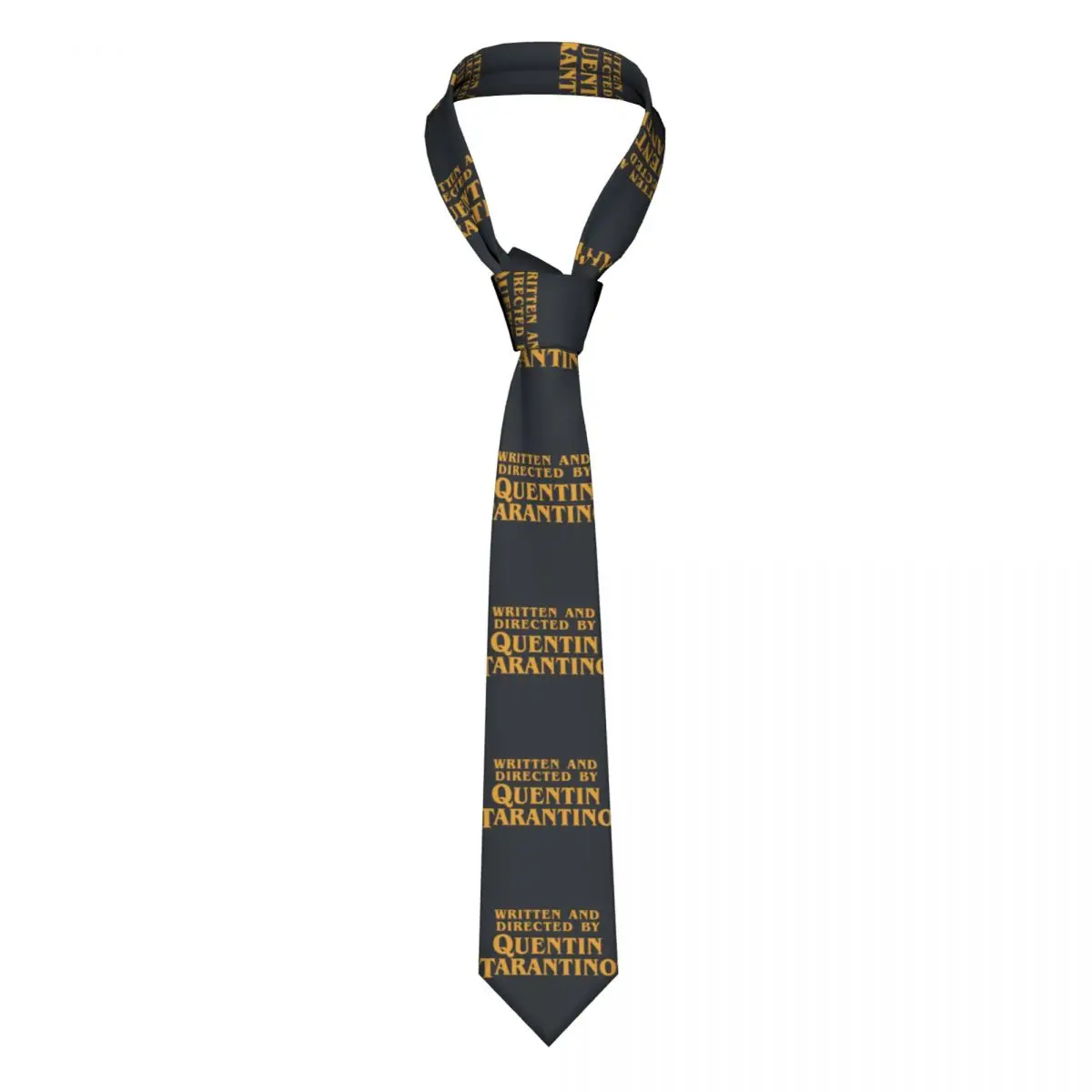 

Written And Directed By Quentin Tarantino Django Kill Bill Necktie 8 cm Men Neck Ties Suits Accessories Gravatas Cosplay Props